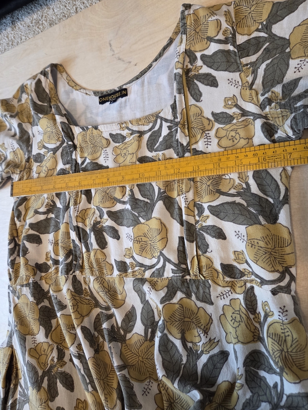 One House Cotton Floral Summer Nursing Dress - Picture 10 of 14